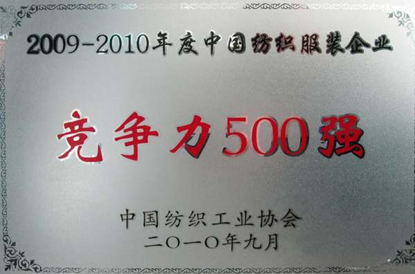 競爭力500強(qiáng)